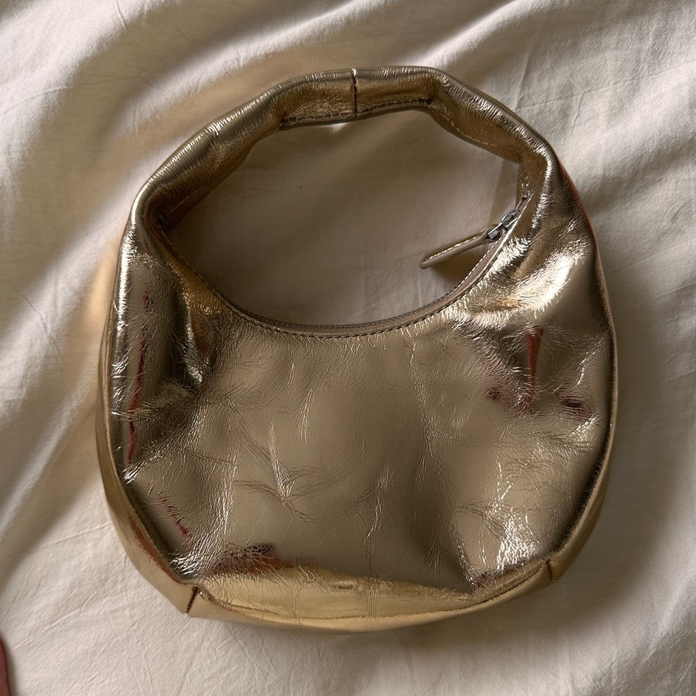 Madewell Gold Hobo Bag